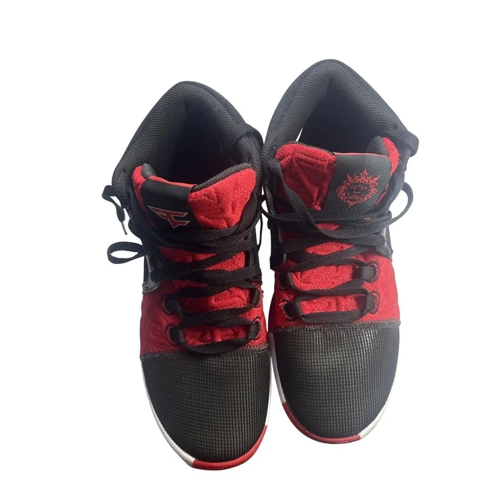 Nike LeBron‎ Witness 8 FaZe Men's Size 9.5 Black Red Basketball Sneakers